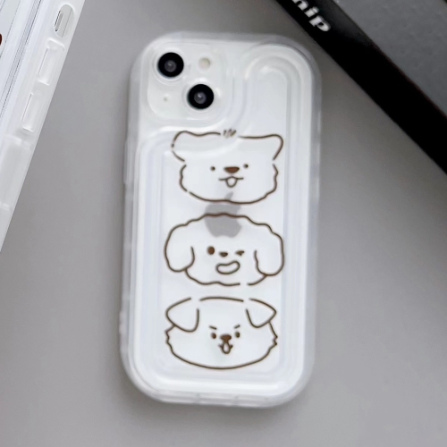 

For iPhone 12 Airbag Frame Three Bears Phone Case