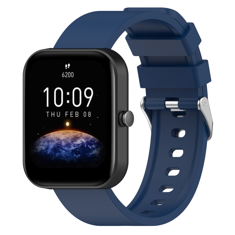 

For OnePlus Nord Steps Style Silicone Watch Band(Royal Blue)