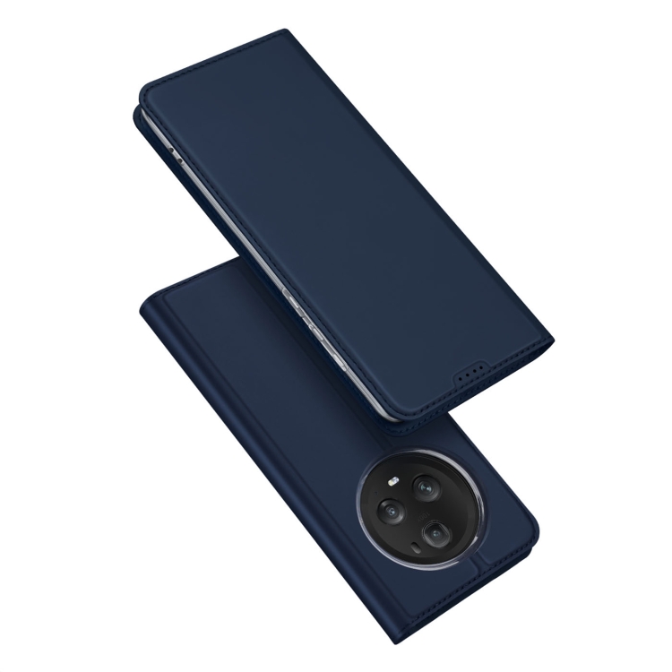 

For Honor Magic5 Pro DUX DUCIS Skin Pro Series Flip Leather Phone Case(Blue)