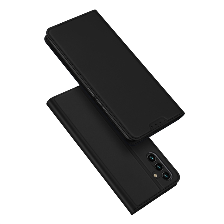 

For Samsung Galaxy A14 4G DUX DUCIS Skin Pro Series Flip Leather Phone Case(Black)