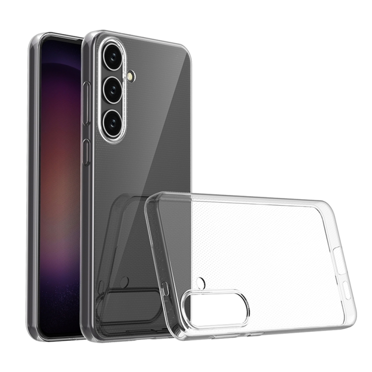 

For Samsung Galaxy S24+ 5G Waterproof Texture TPU Phone Case(Transparent)