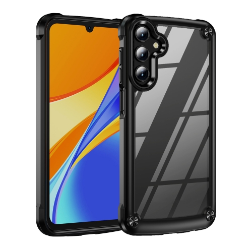 For Samsung Galaxy A15 TPU + PC Lens Protection Phone Case(Black)
