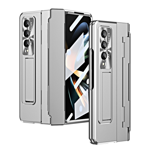 

For Samsung Galaxy Z Fold3 5G Integrated Folding Phone Case with Hinge(Silver)