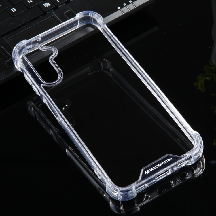 

For Samsung Galaxy A14 5G MERCURY GOOSPERY SUPER Four-Corner Shockproof TPU Phone Case(Transparent)