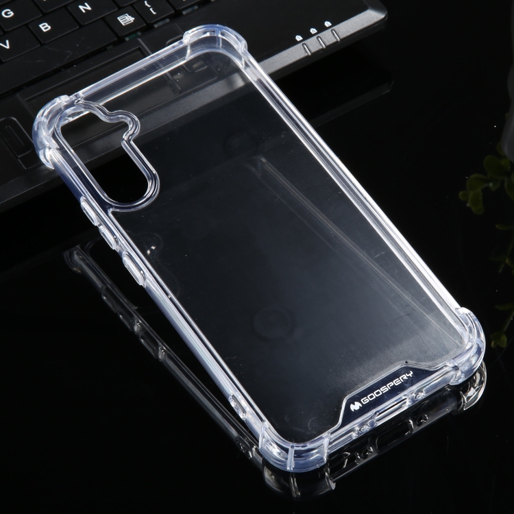 

For Samsung Galaxy A34 5G MERCURY GOOSPERY SUPER Four-Corner Shockproof TPU Phone Case(Transparent)