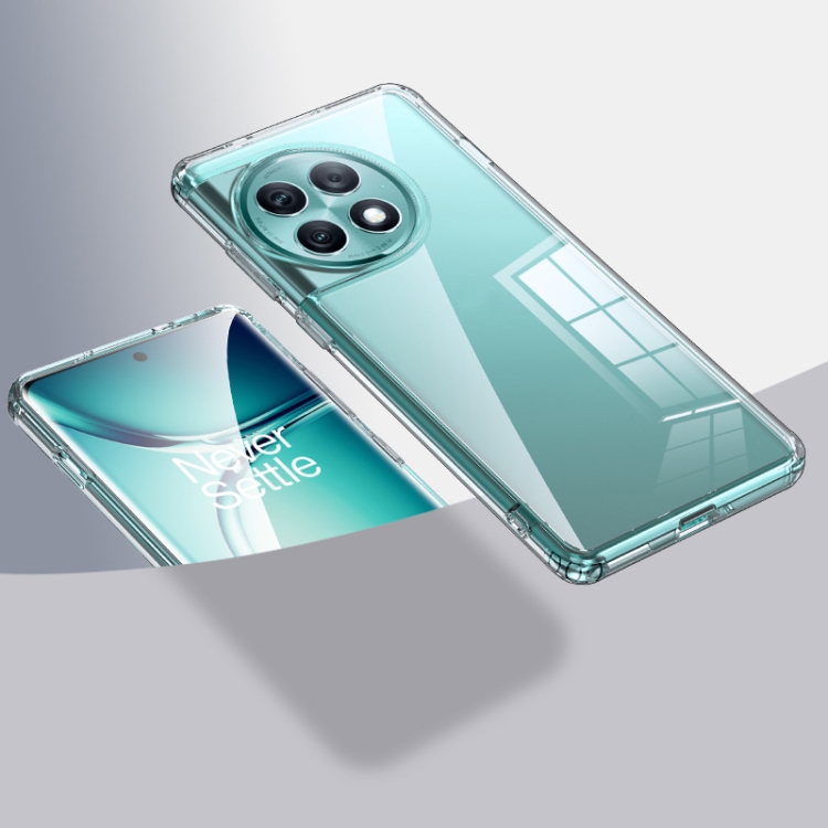 

For OnePlus Ace 2 Pro 5G Armor Clear TPU Hard PC Phone Case(Clear)