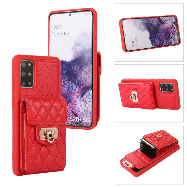

For Samsung Galaxy S20 FE Card Slot Leather Phone Case(Red)