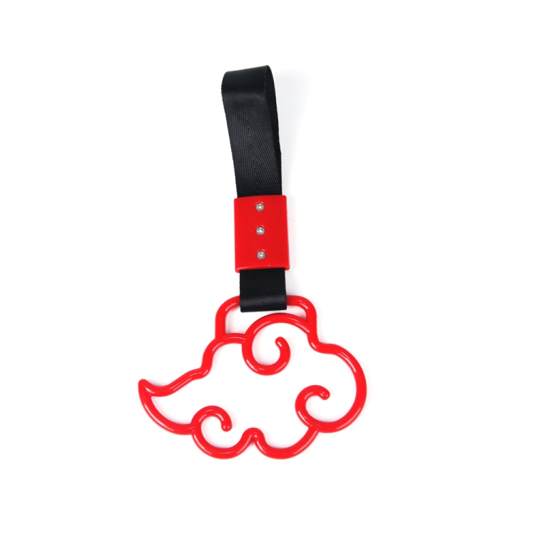 

2pcs Car Rear Bumper Warning Hanging Ring Car Hand Pull Ring(Red)