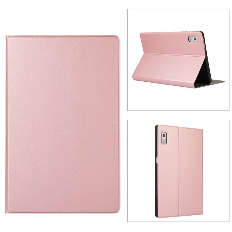 

For Lenovo Tab M9 Voltage Craft Texture TPU Flip Leather Tablet Case(Rose Gold)