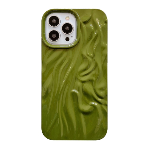

For iPhone 11 Pro Max Shiny Wrinkle Phone Case(Green)