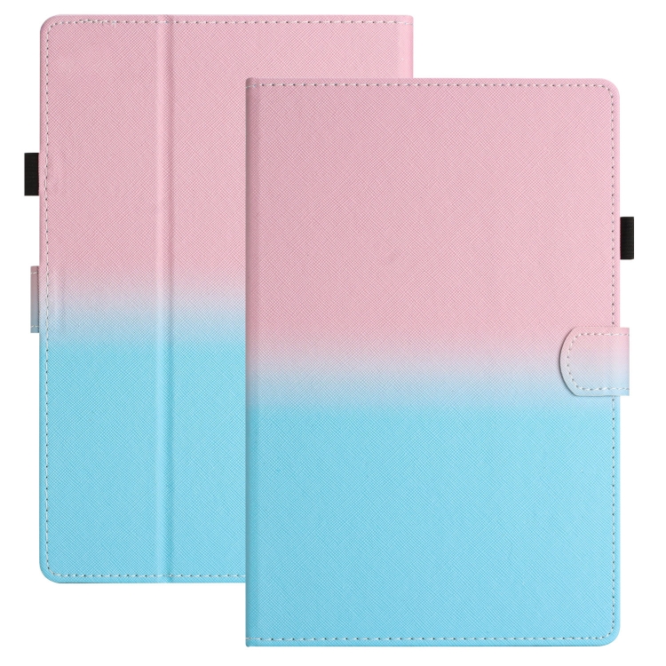

For 7 inch Universal Stitching Gradient Leather Tablet Case(Pink Blue)