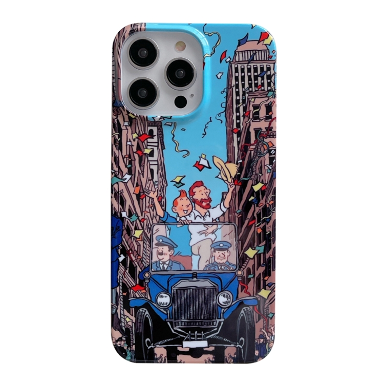 

For iPhone 13 Pro Oil Painting Glossy PC Phone Case(Parade)