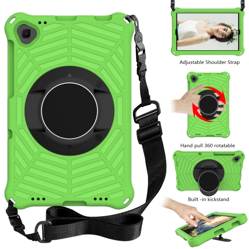 

For Lenovo Tab K10 Spider King Silicone Protective Tablet Case(Green)