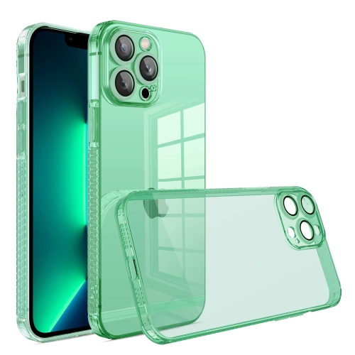 

For iPhone 8 Plus / 7 Plus Straight Edge Shockproof Anti-skid TPU Phone Case(Green)