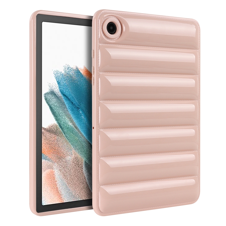 

For Samsung Galaxy Tab A7 Lite T220 / T225 Eiderdown Cushion Shockproof Tablet Case(Pink)