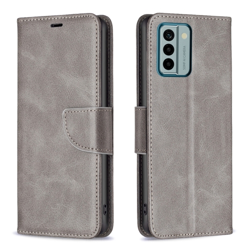 

For Nokia G22 Lambskin Texture Leather Phone Case(Grey)