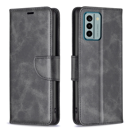 

For Nokia G22 Lambskin Texture Leather Phone Case(Black)