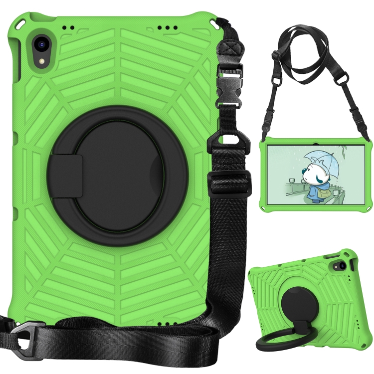 

For Lenovo Tab P11 TB-J606 Spider King Silicone Protective Tablet Case(Green)
