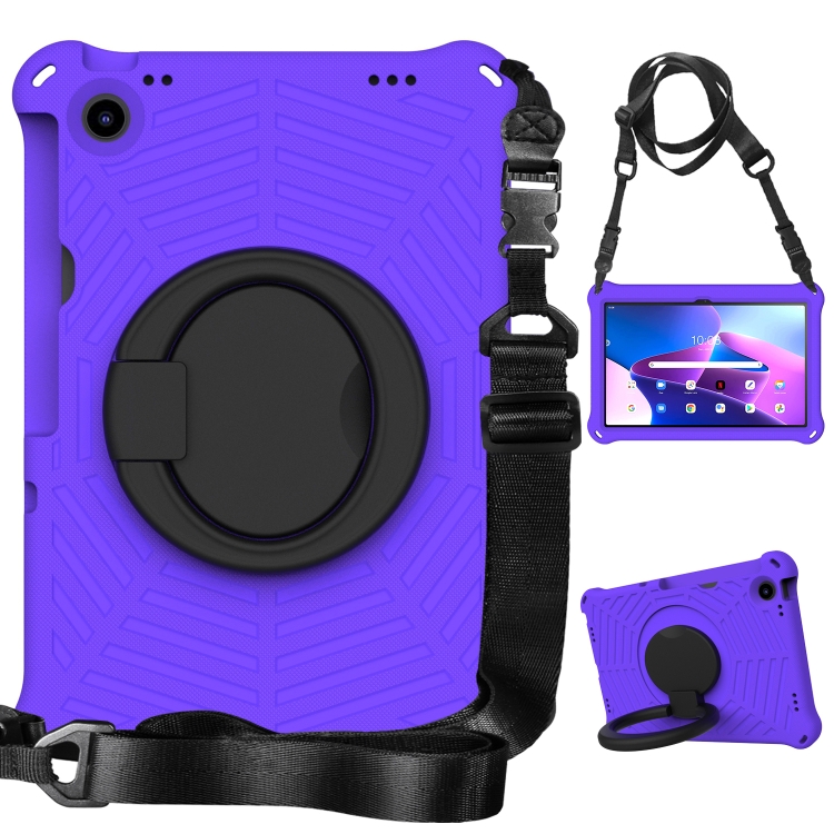 

For Lenovo Tab M10 Plus 10.6 3rd Gen 2022 Spider King Silicone Protective Tablet Case(Purple)