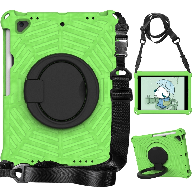 

Spider King Silicone Protective Tablet Case For iPad 9.7 2018 / 2017(Green)