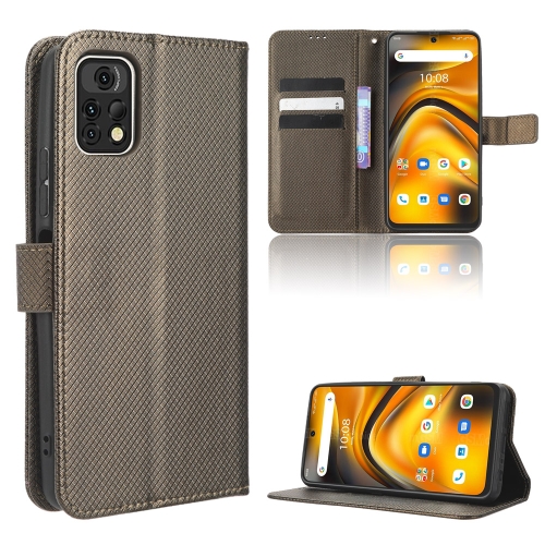 

For Umidigi A13 Pro 5G Diamond Texture Leather Phone Case(Brown)