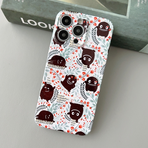 

For iPhone 11 Precise Hole Glossy PC Phone Case(Plant Spirit)