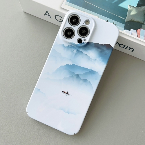 

For iPhone 11 Pro Max Precise Hole Glossy PC Phone Case(Fisherman)