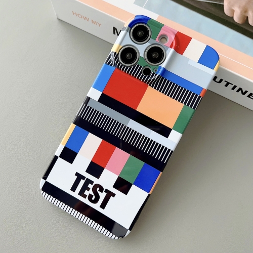

For iPhone 14 Pro Max Precise Hole Glossy PC Phone Case(Signal Test)