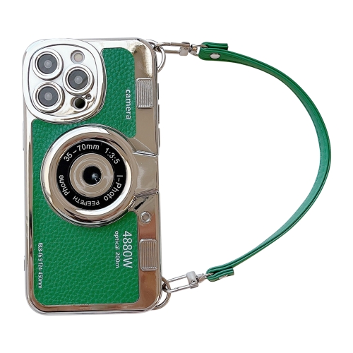 

For iPhone 12 Camera Style Phone Case(Green)