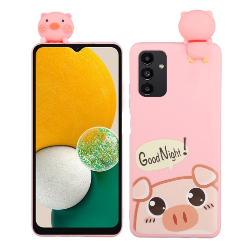 

For Samsung Galaxy A14 5G Shockproof Cartoon TPU Phone Case(Cute Pig)