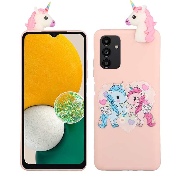

For Samsung Galaxy A54 5G Shockproof Cartoon TPU Phone Case(Love Unicorn)