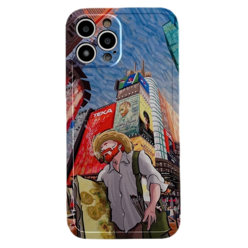 

For iPhone 14 Pro Electroplating Phone Case(Walking)