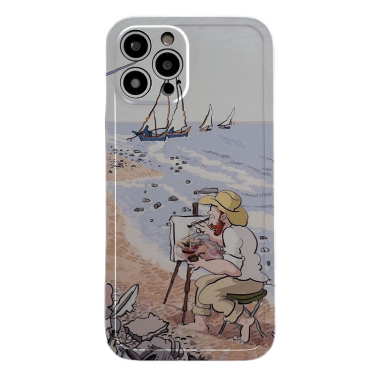 

For iPhone 14 Electroplating Phone Case(Painting)