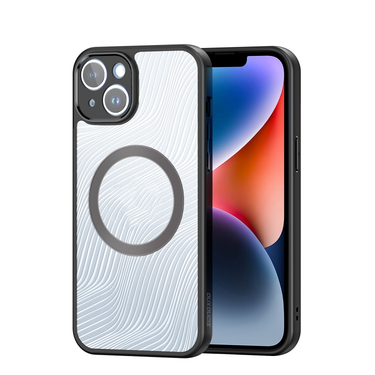 

For iPhone 14 DUX DUCIS Aimo Series TPU + PC MagSafe Frosted Feel Phone Case(Black)