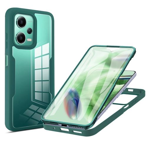 

For Xiaomi Redmi Note 12 5G / Poco X5 Acrylic + TPU 360 Degrees Full Coverage Phone Case(Green)