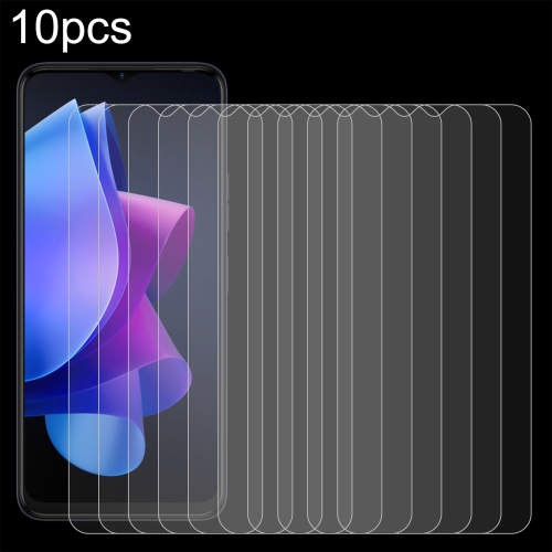 

For Tecno Spark 10 10pcs 0.26mm 9H 2.5D Tempered Glass Film