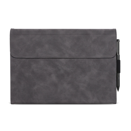 

For Microsoft Surface Pro X Sheepskin All-Inclusive Shockproof Protective Case(Grey)