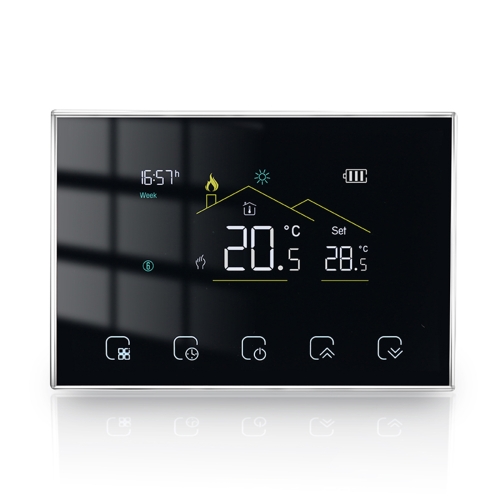 

BHT-8000RF-VA- GBCW Wireless Smart LED Screen Thermostat With WiFi, Specification:Electric Boiler Heating