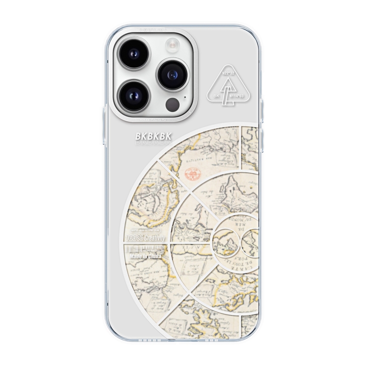 

For iPhone 13 Pro Max Navigation Series Matte Texture TPU + PC Phone Case(Transparent)