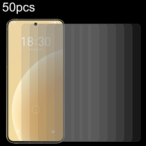 

For Meizu 20 50 PCS 0.26mm 9H 2.5D Tempered Glass Film