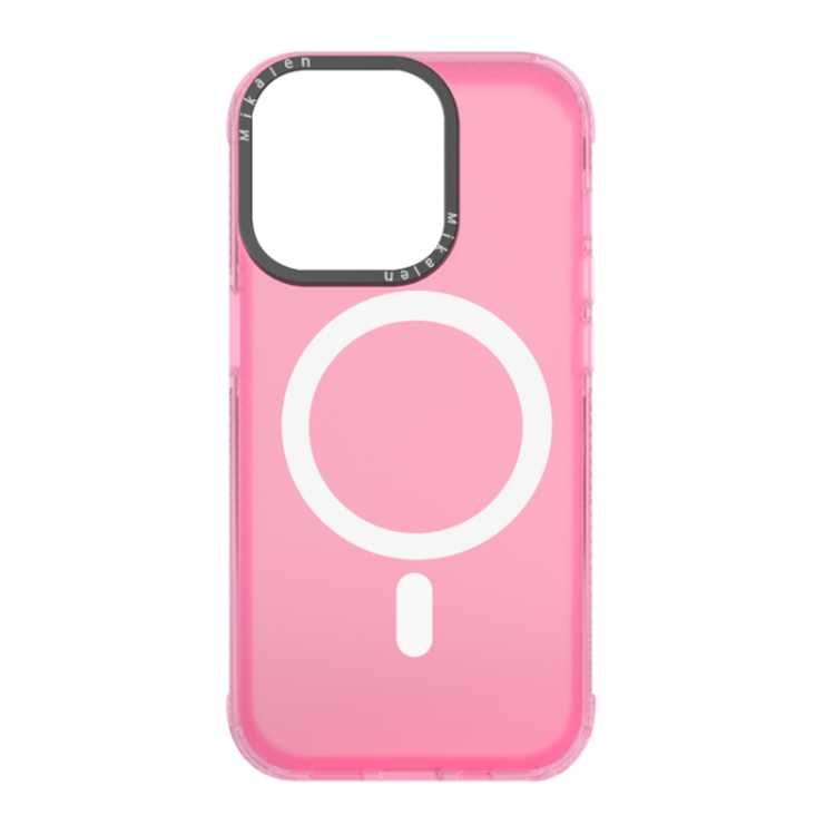 

For iPhone 14 Pro Max Acrylic + TPU MagSafe Protective Phone Case(Pink)
