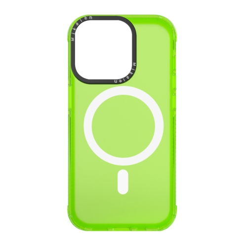 

For iPhone 13 Acrylic + TPU MagSafe Protective Phone Case(Green)