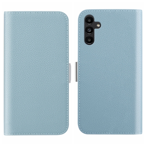 

For Samsung Galaxy A54 5G Candy Color Litchi Texture Leather Phone Case(Light Blue)