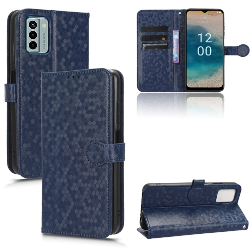 

For Nokia G22 4G Honeycomb Dot Texture Leather Phone Case(Blue)