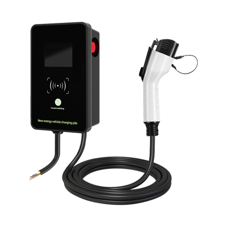 

EV 32A Wall-Mounted Home Swiping Card to Start New Energy Vehicle Charging Pile, Cable Length: 5m, Plug:Type 1(White)