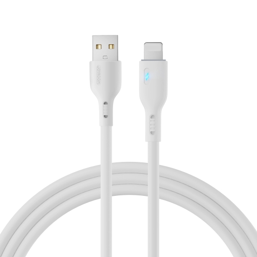 

JOYROOM S-UL012A13 2.4A USB to 8 Pin Fast Charging Data Cable, Length:1.2m(White)