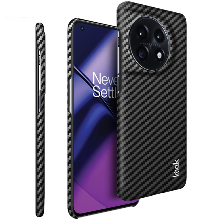 

For OnePlus 11 5G imak Ruiyi Series Carbon Fiber PU + PC Phone Case(Black)