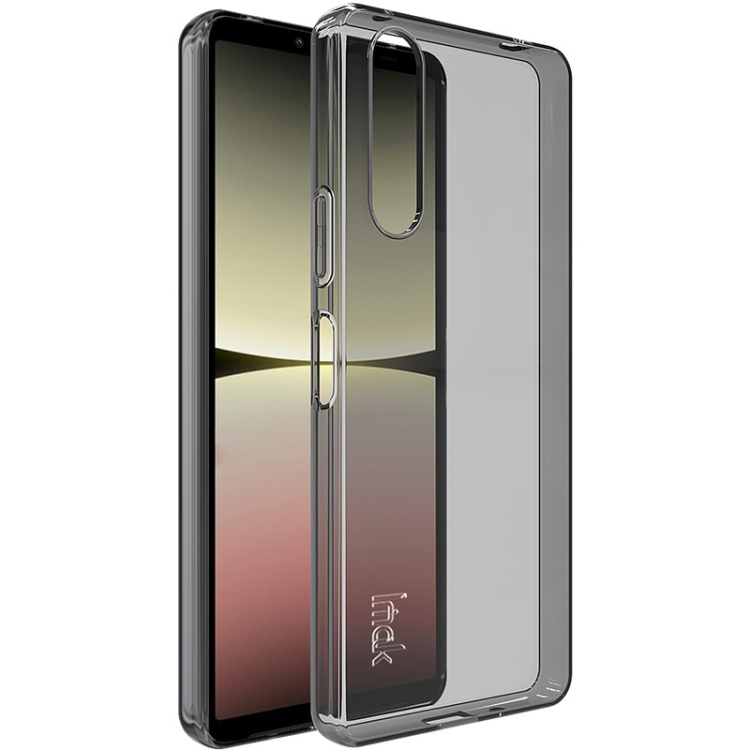 

For Sony Xperia 10 V IMAK UX-5 Series TPU Phone Case(Transparent Black)