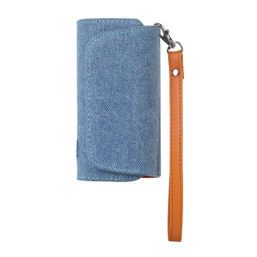 

For IQOS 3.0 / 3 DUO Portable Electronic Cigarette Case Storage Bag with Hand Strap(Denim Blue)