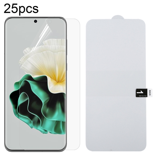 

For Huawei P60 / P60 Pro / P60 Art 25pcs Full Screen Protector Explosion-proof Hydrogel Film